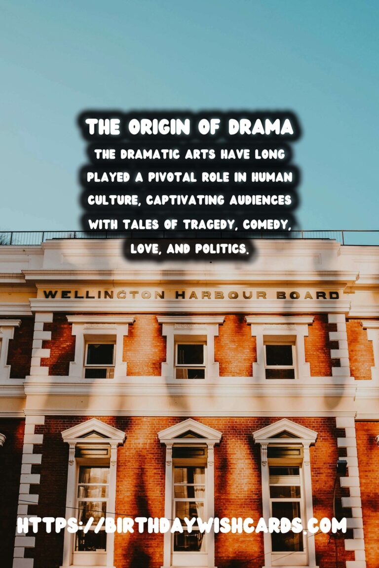 The Birthplace of Drama: Its Enduring Influence