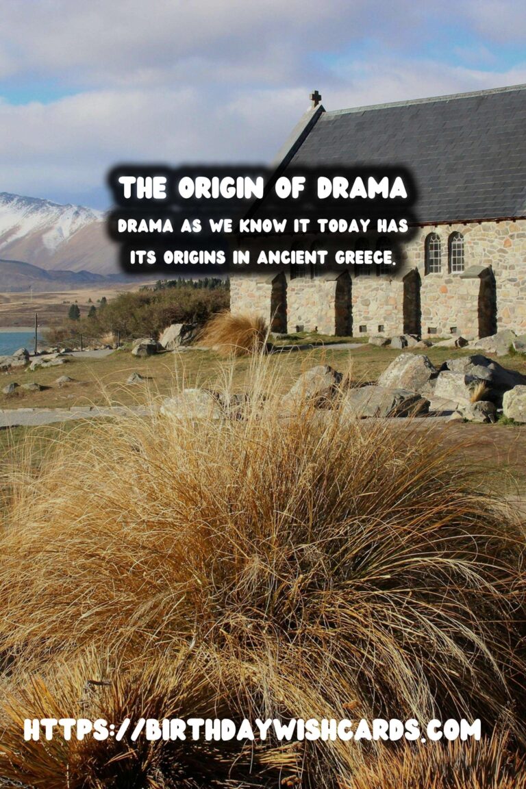 The Birthplace of Drama: Its Enduring Influence