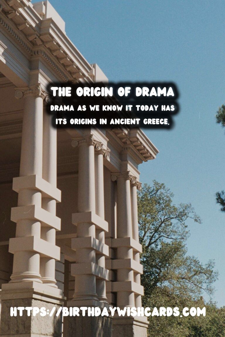 The Birthplace of Drama: Its Enduring Influence