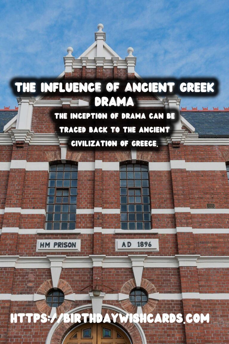 The Birthplace of Drama: Its Influence on Modern Culture