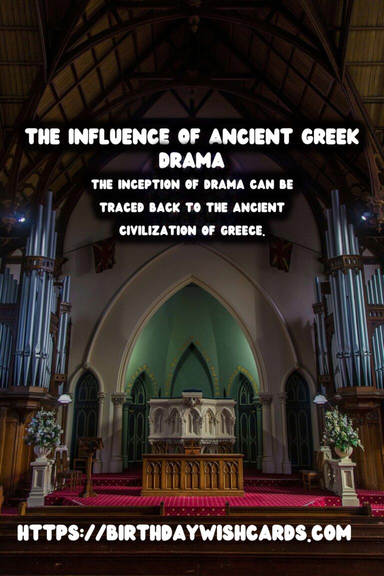 The Birthplace of Drama: Its Influence on Modern Culture