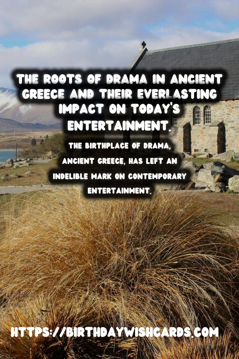 The Birthplace of Drama: Its Influence on Modern Entertainment