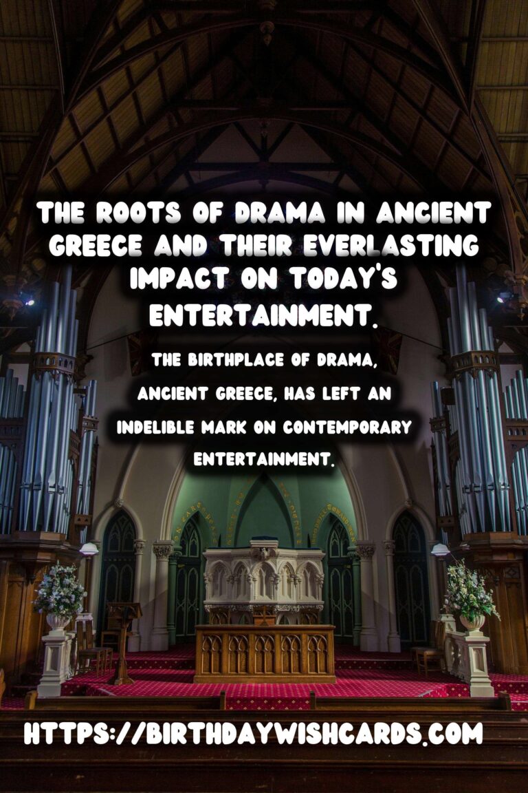 The Birthplace of Drama: Its Influence on Modern Entertainment
