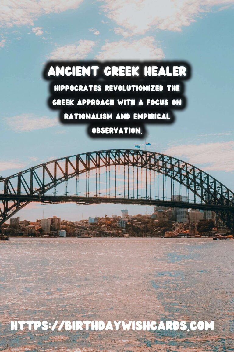 The Birthplace of Medicine: Ancient Greek Healing Practices