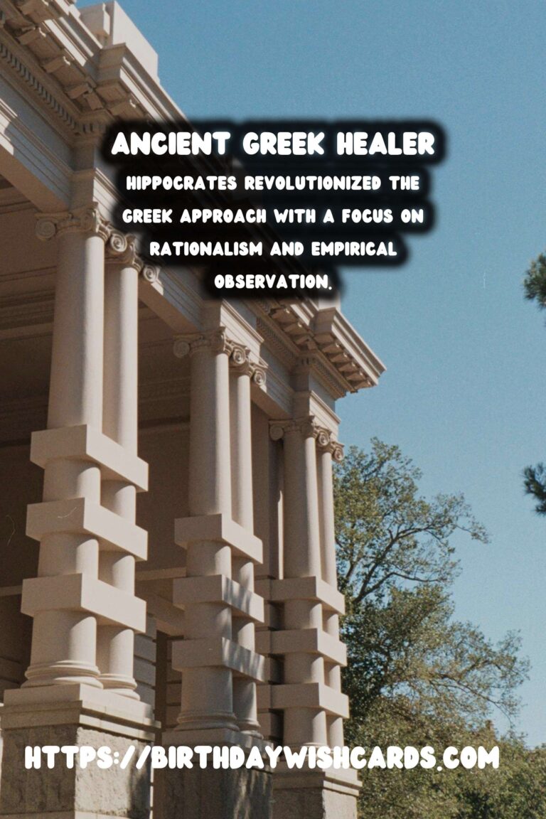 The Birthplace of Medicine: Ancient Greek Healing Practices