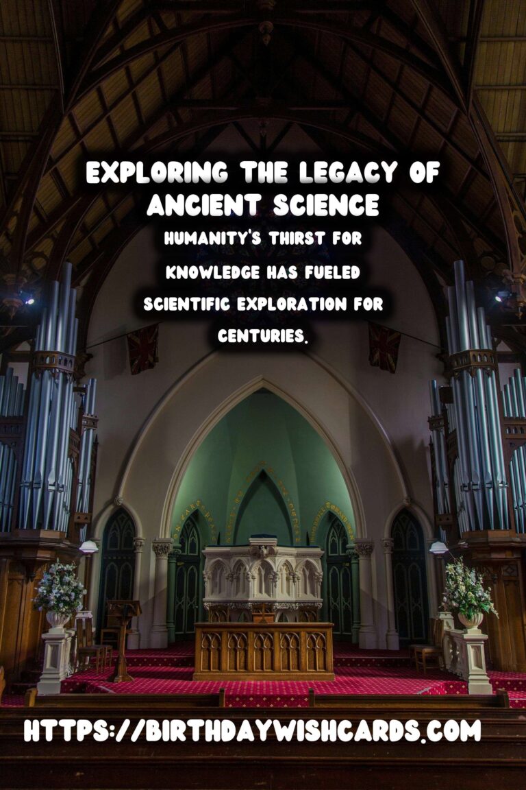 The Birthplace of Science: Its Ongoing Legacy in Modern Research