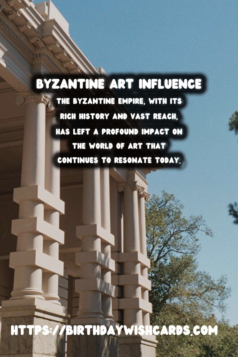 The Byzantine Empire's Enduring Influence on Art