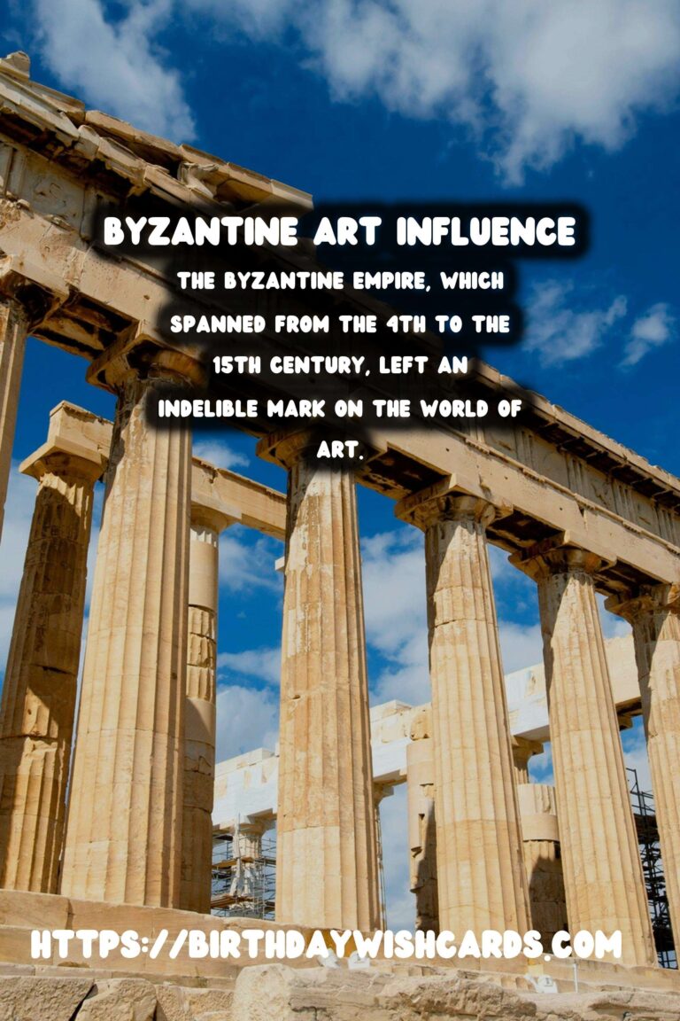The Byzantine Empire’s Lasting Influence on Art History