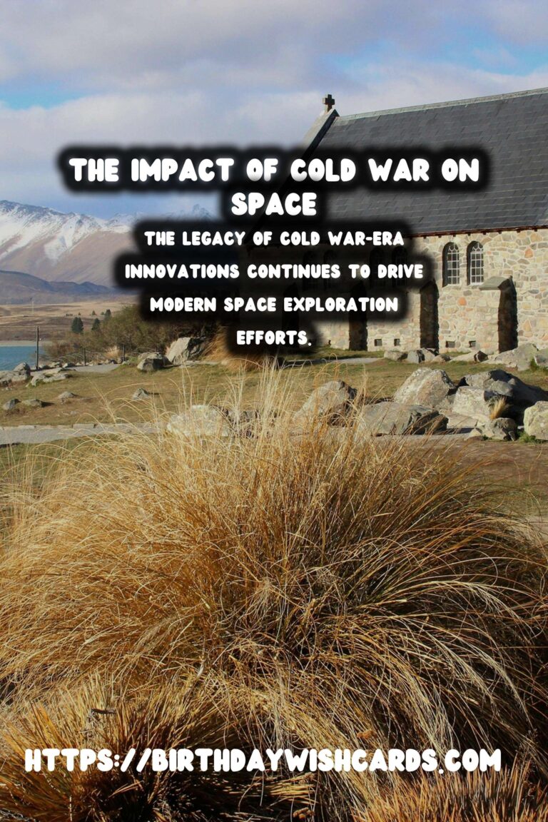 The Cold War's Legacy: Its Impact on Space Exploration