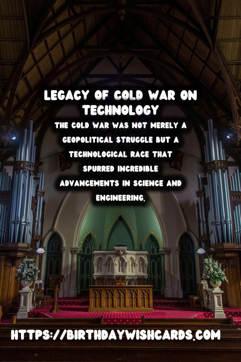 The Cold War’s Legacy: Its Impact on Technology