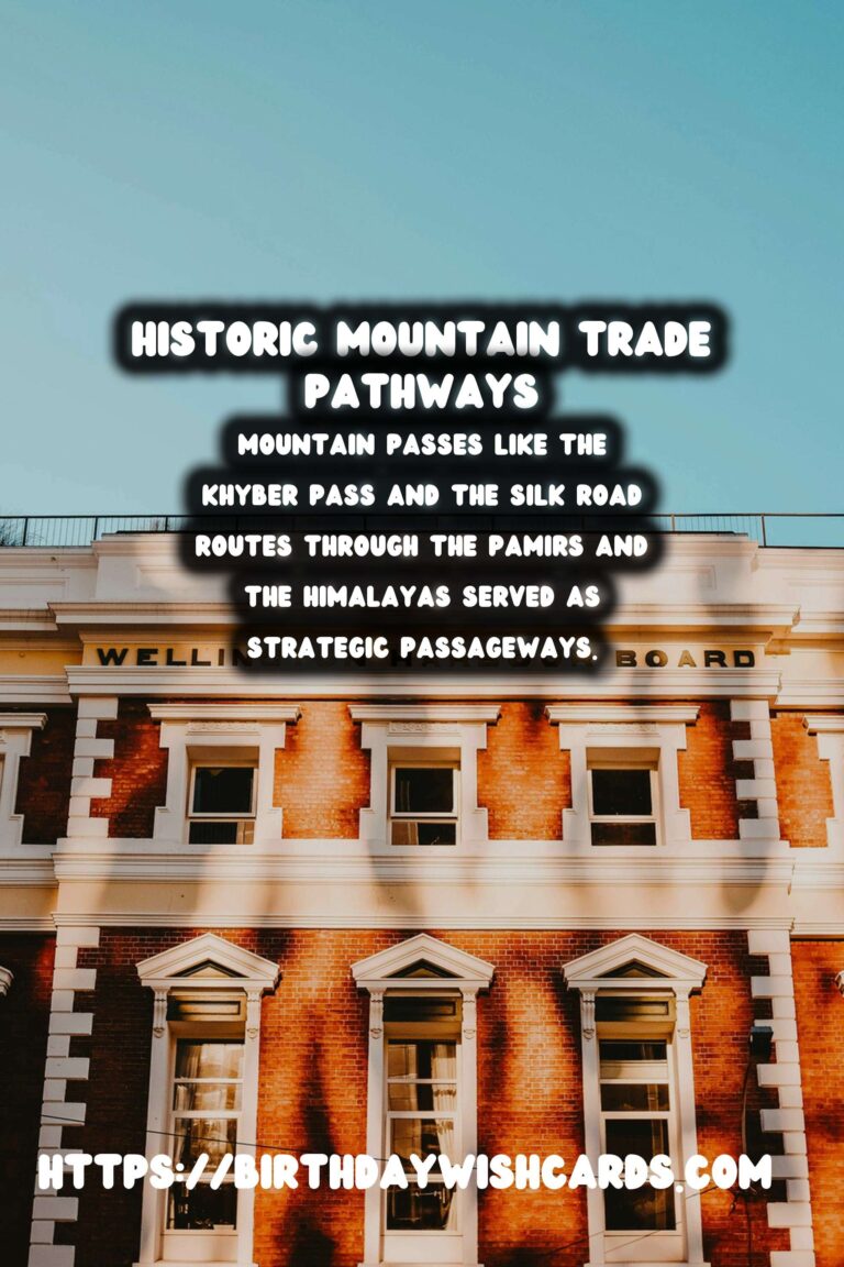 The Crucial Role of Mountains in Historical Trade Routes