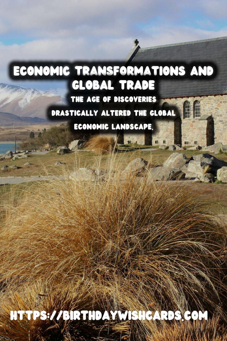 The Economic Impact of The Age of Discoveries