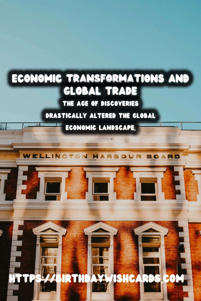 The Economic Impact of The Age of Discoveries