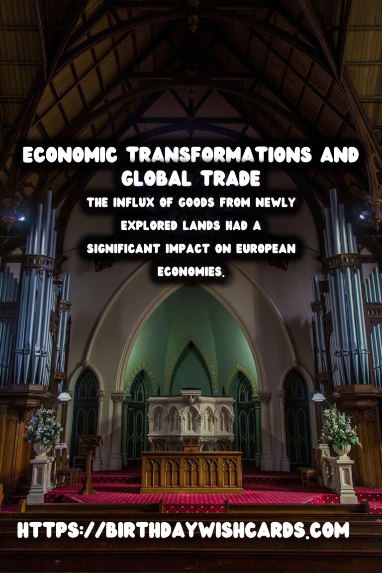 The Economic Impact of The Age of Discoveries