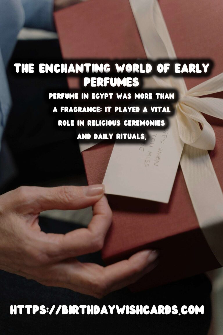 The Enchanting History of Perfume: Scents of the Past