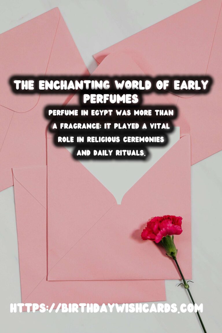 The Enchanting History of Perfume: Scents of the Past