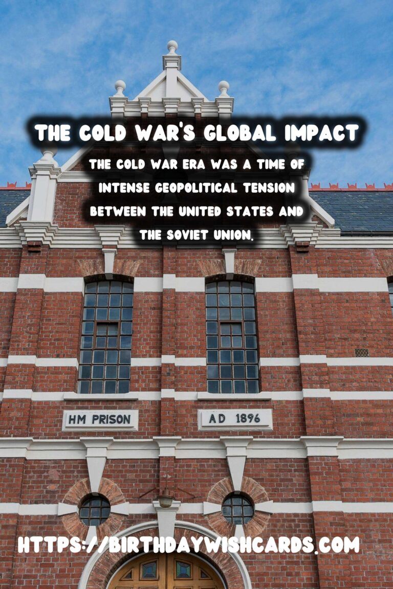 The Enduring Legacy of The Cold War: Shaping Global Politics