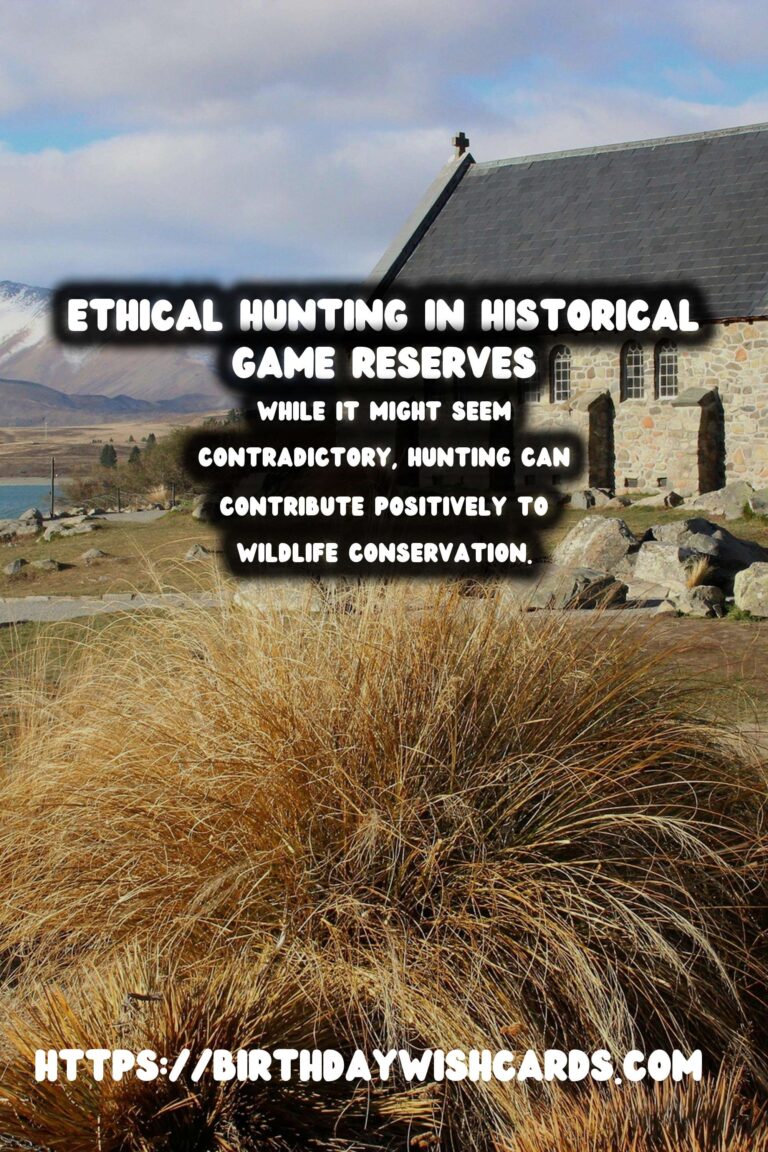 The Ethics of Hunting in Historical Game Reserves