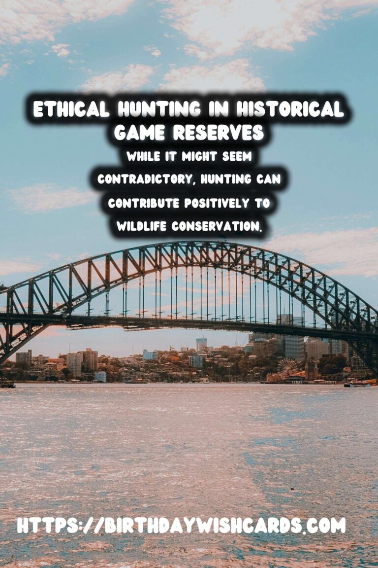 The Ethics of Hunting in Historical Game Reserves