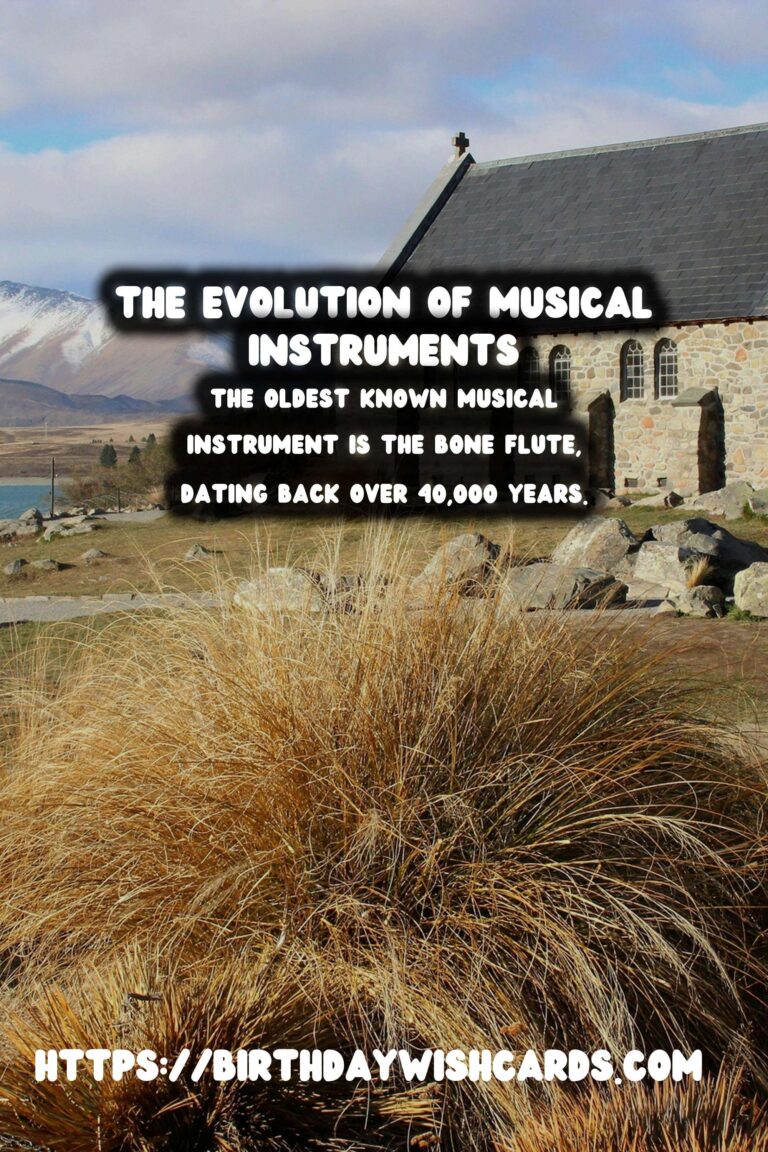 The Evolution of Musical Instruments: From Ancient Flutes to Modern Pianos