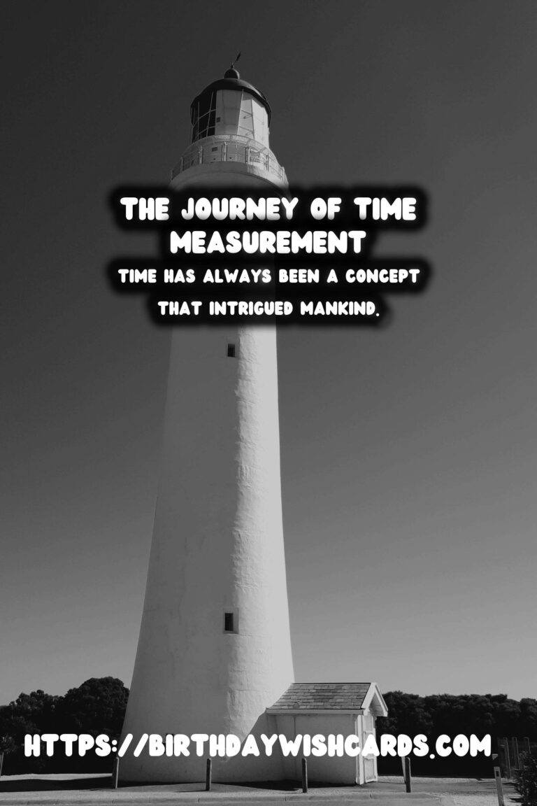 The Evolution of Time: Its Historical Measurement and Cultural Perception