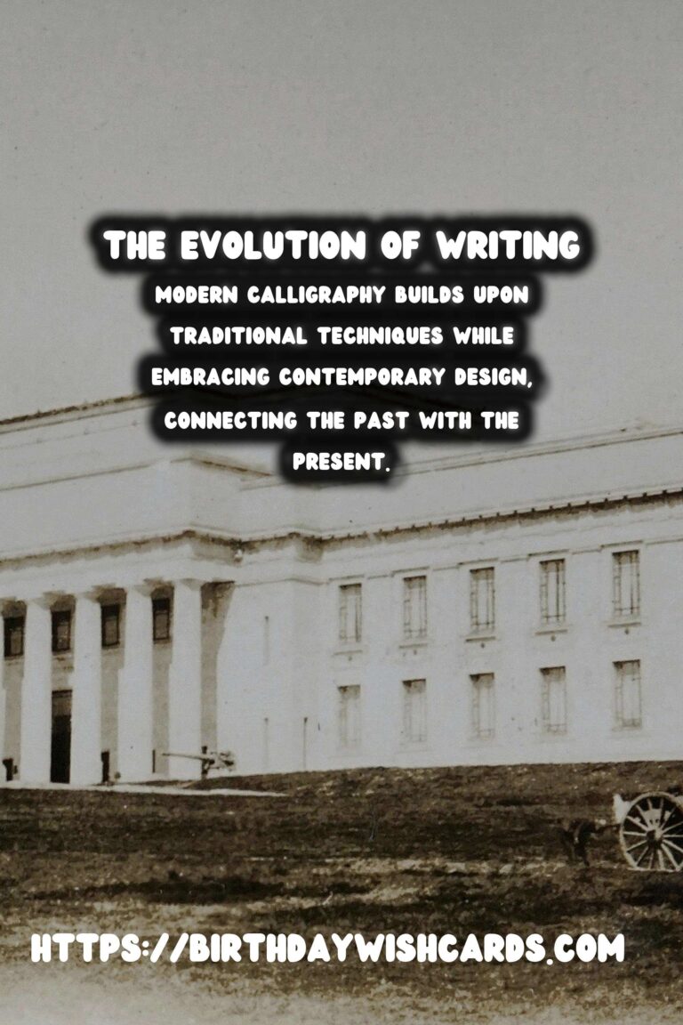 The Evolution of Writing: From Ancient Cuneiform to Modern Calligraphy