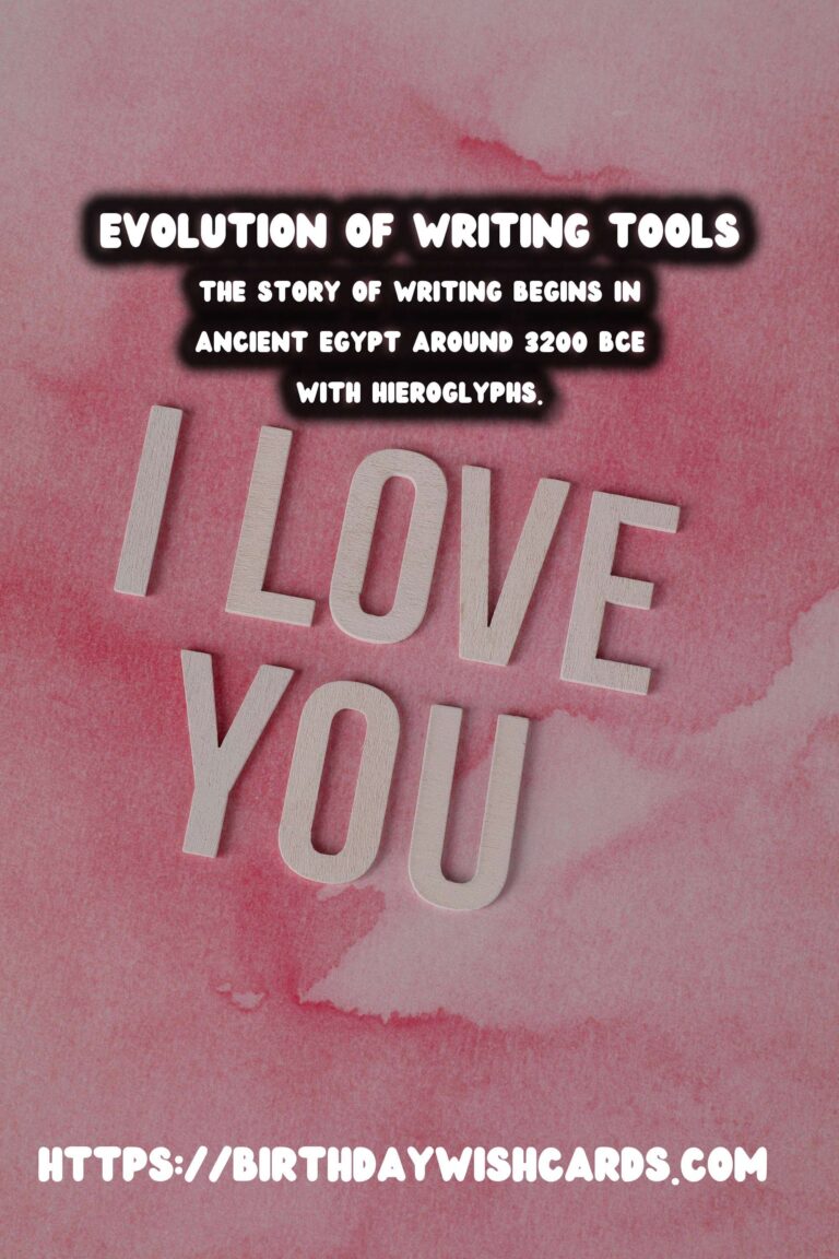 The Evolution of Writing: From Ancient Hieroglyphs to the Printing Revolution