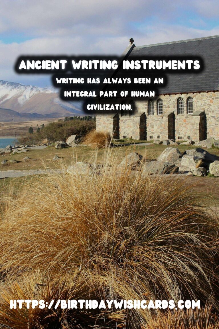 The Evolution of Writing Instruments: A Journey from Ancient Tablets to Typewriters