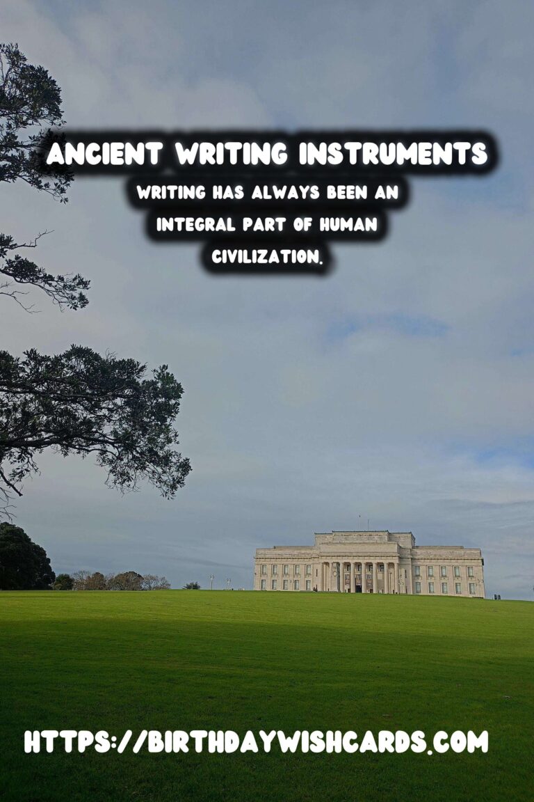 The Evolution of Writing Instruments: A Journey from Ancient Tablets to Typewriters