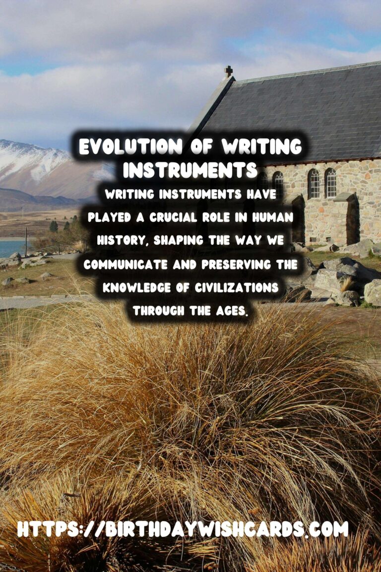 The Evolution of Writing Instruments: From Ancient Cuneiform to the Advent of the Printing Press