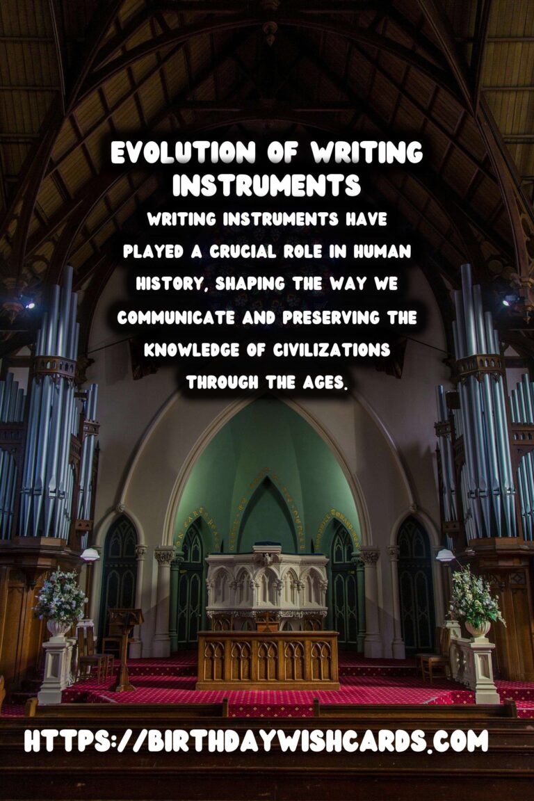 The Evolution of Writing Instruments: From Ancient Cuneiform to the Advent of the Printing Press