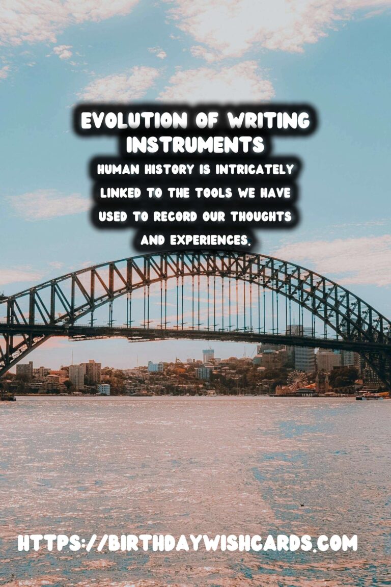 The Evolution of Writing Instruments: From Stone Tablets to Print