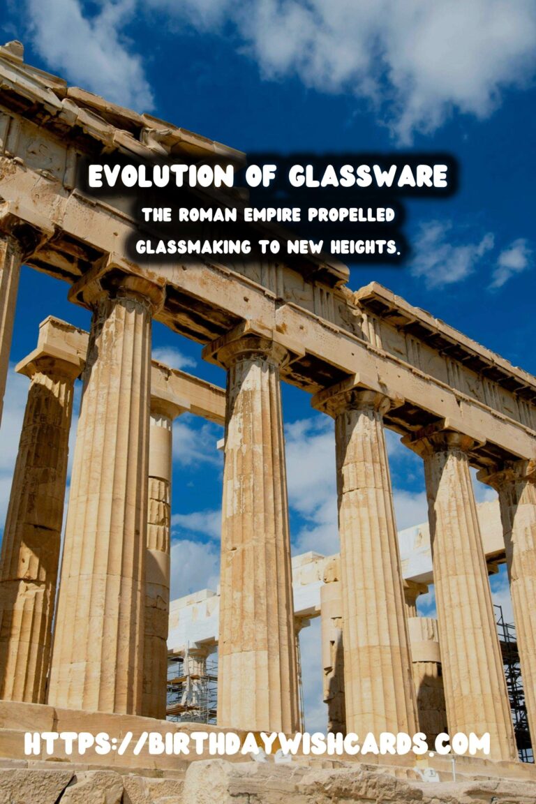 The Fascinating Evolution of Glassware: From Ancient Vessels to Stained Glass