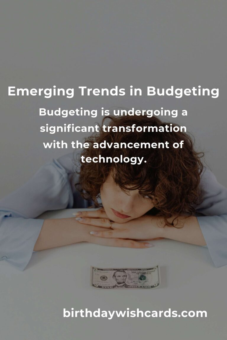 The Future of Budgeting Insights: Transformative Trends and Technologies