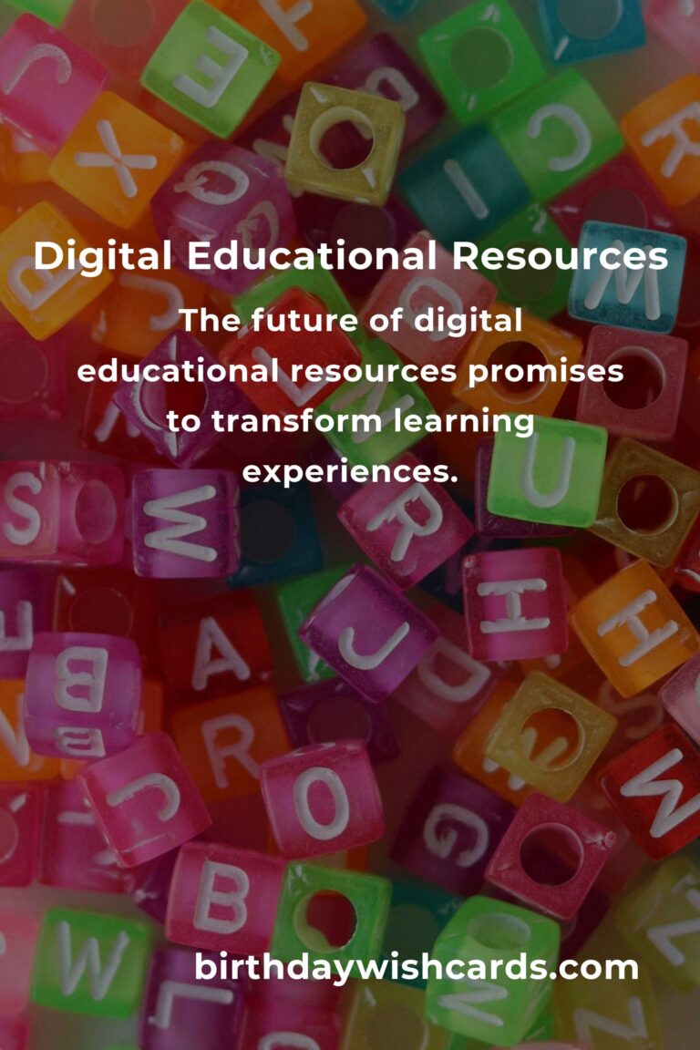 The Future of Digital Educational Resources: Transforming Learning Experiences