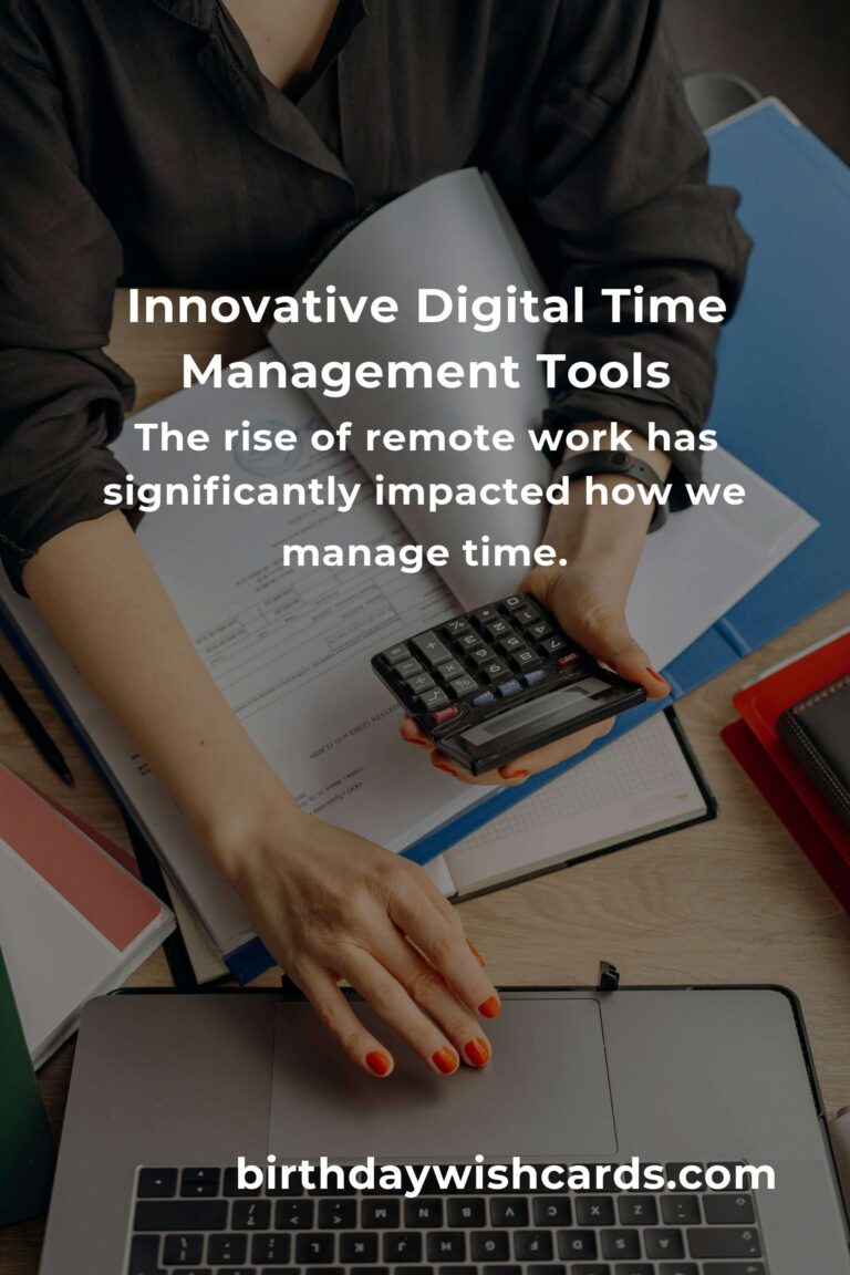 The Future of Digital Time Management: Innovations and Trends