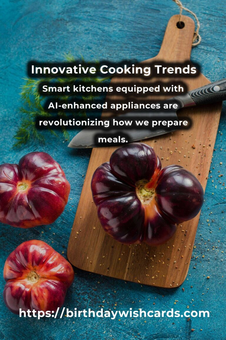 The Future of Innovative Cooking Basics: Trends and Technologies