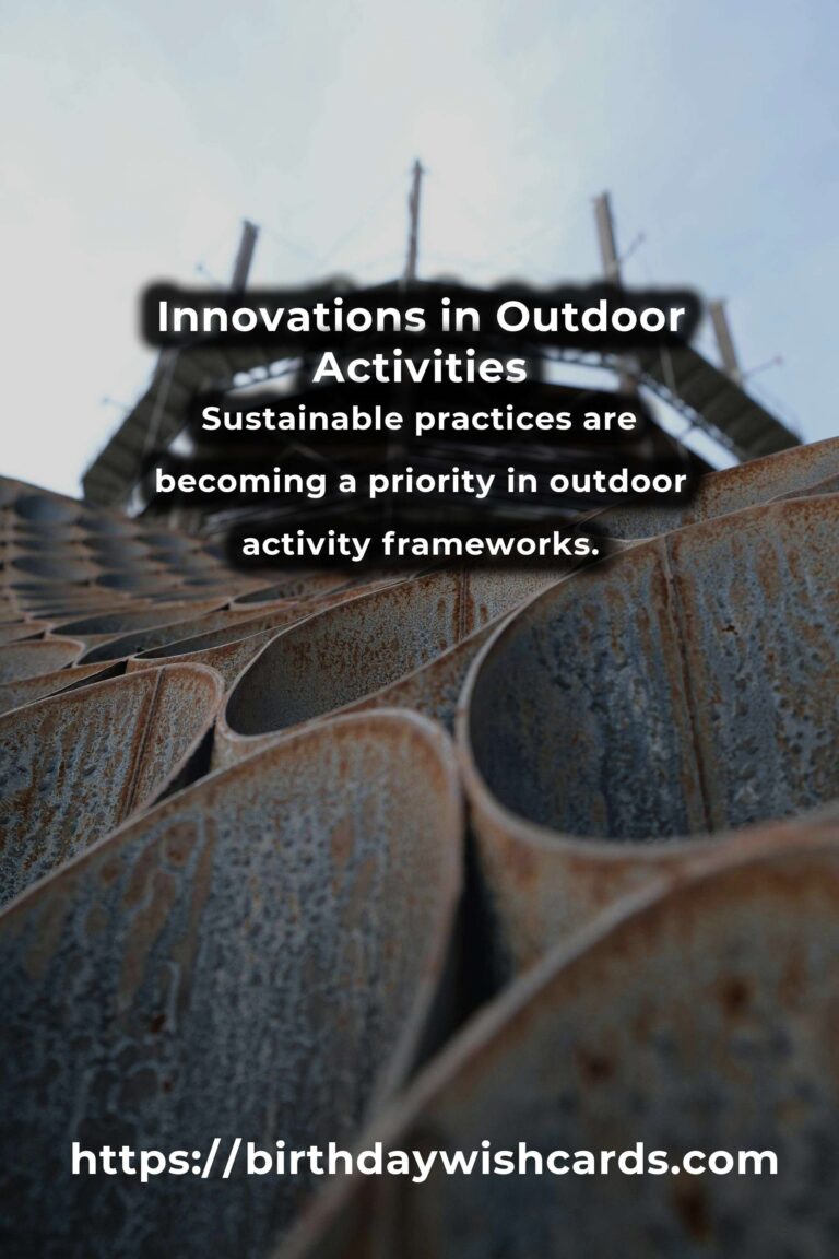 The Future of Outdoor Activities Frameworks: Trends and Innovations