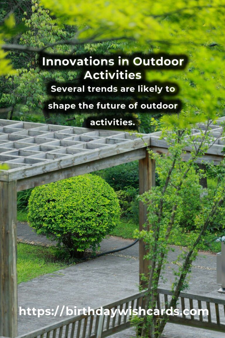 The Future of Outdoor Activities Frameworks: Trends and Innovations