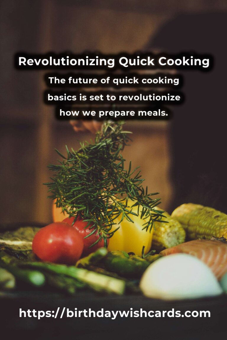 The Future of Quick Cooking Basics: Revolutionizing Your Kitchen