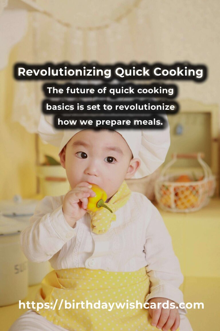 The Future of Quick Cooking Basics: Revolutionizing Your Kitchen
