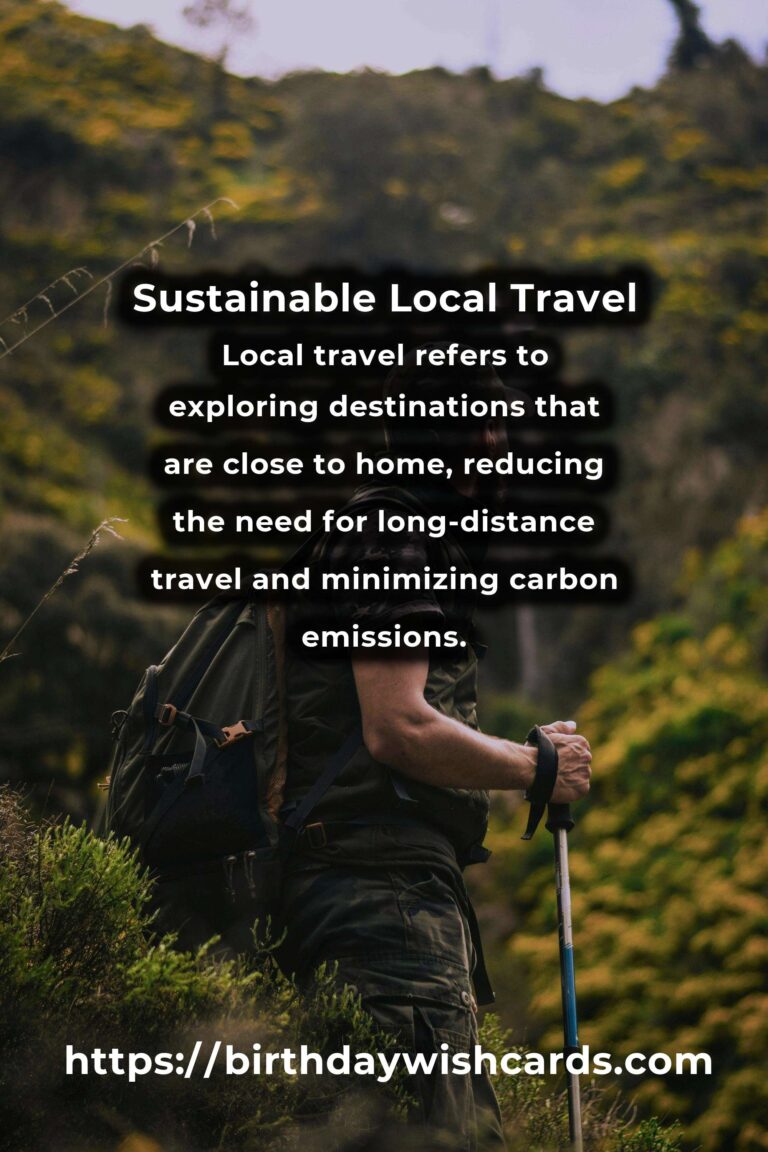 The Future of Simple Local Travel: Embracing Sustainable Journeys