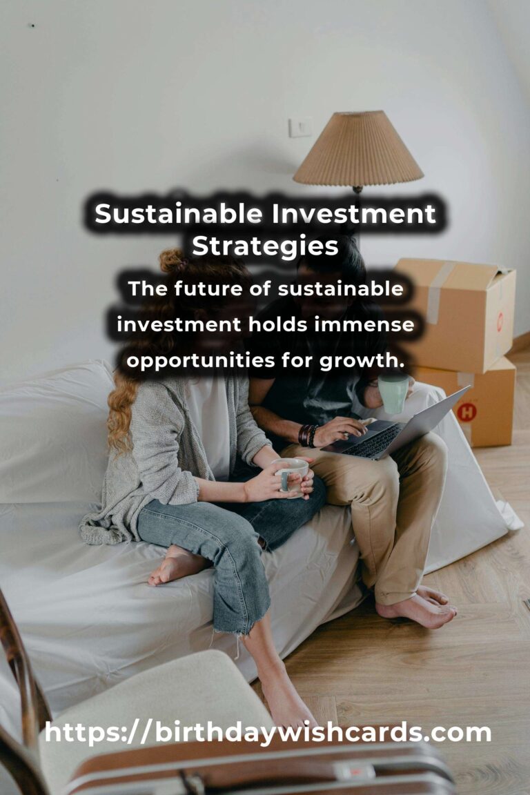 The Future of Sustainable Investment Strategies: Navigating Green Finance