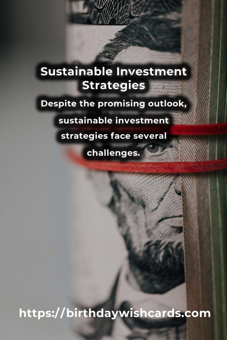 The Future of Sustainable Investment Strategies: Navigating Green Finance