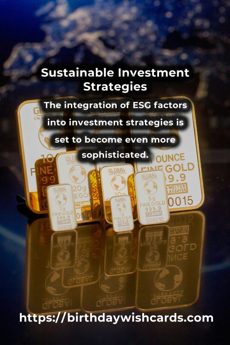 The Future of Sustainable Investment Strategies: Navigating Green Finance