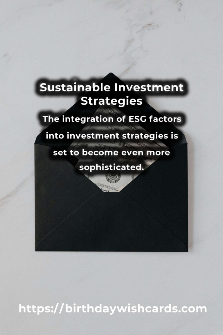 The Future of Sustainable Investment Strategies: Navigating Green Finance