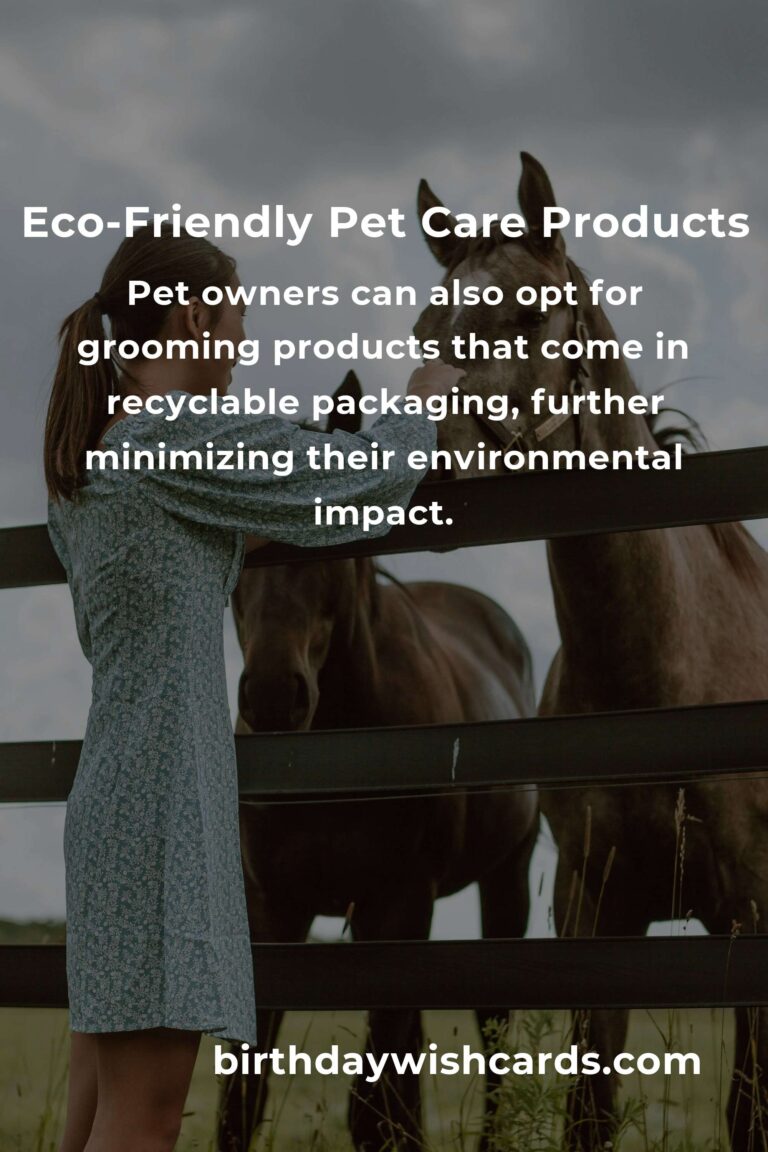 The Future of Sustainable Pet Care: Eco-Friendly Choices for Your Furry Friends