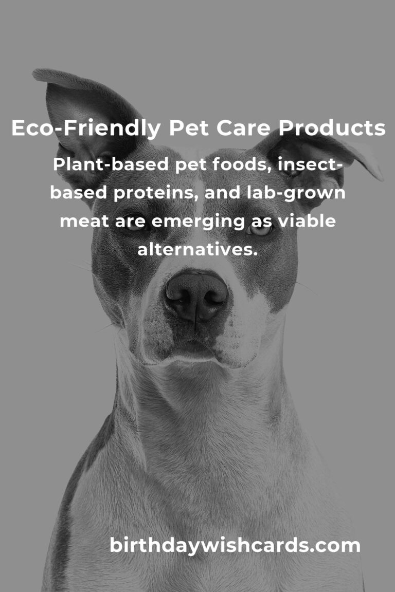 The Future of Sustainable Pet Care: Eco-Friendly Choices for Your Furry Friends
