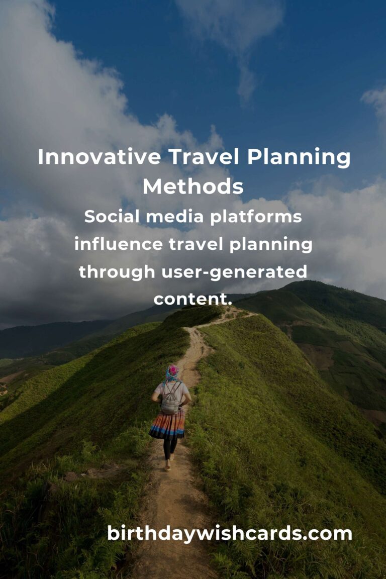 The Future of Travel Planning: Emerging Methods and Technologies