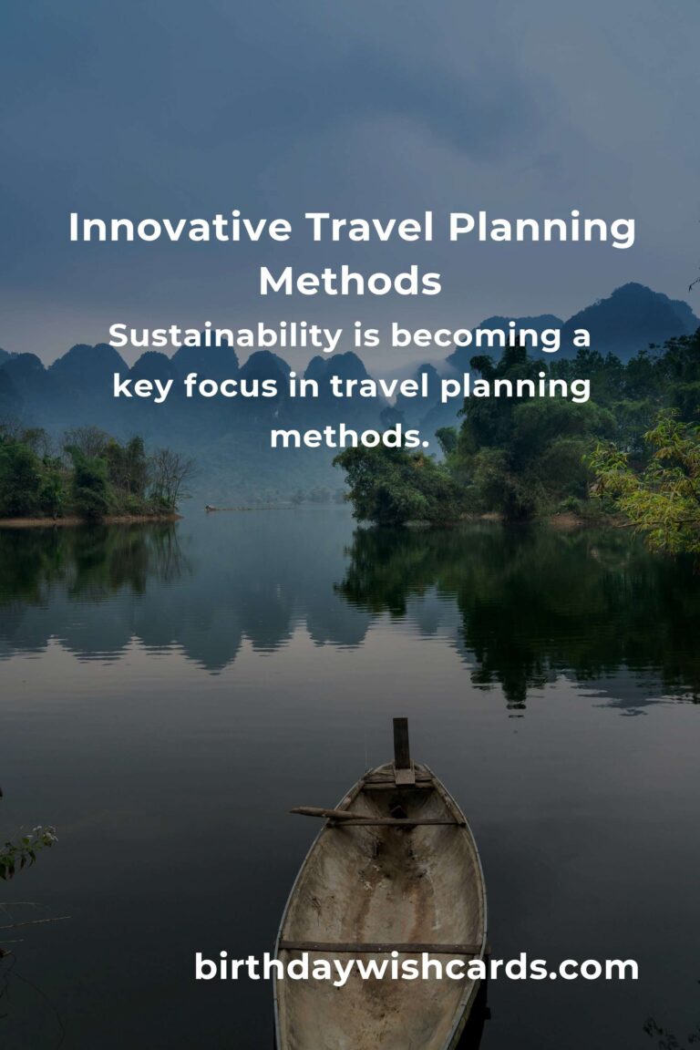 The Future of Travel Planning: Emerging Methods and Technologies